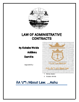 Adminstrativ contract ስለ ህግ.pdf